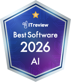 The Best Software for AI-Powered Features受賞バッジ