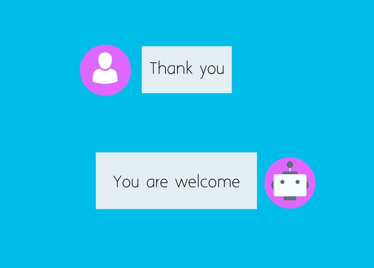 チャットボットとの会話イメージ
